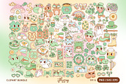 Cute St. Patricks Day Clipart Bundle, a Seasonal Illustration by Huxmay (Thumbnail 2 of 7)