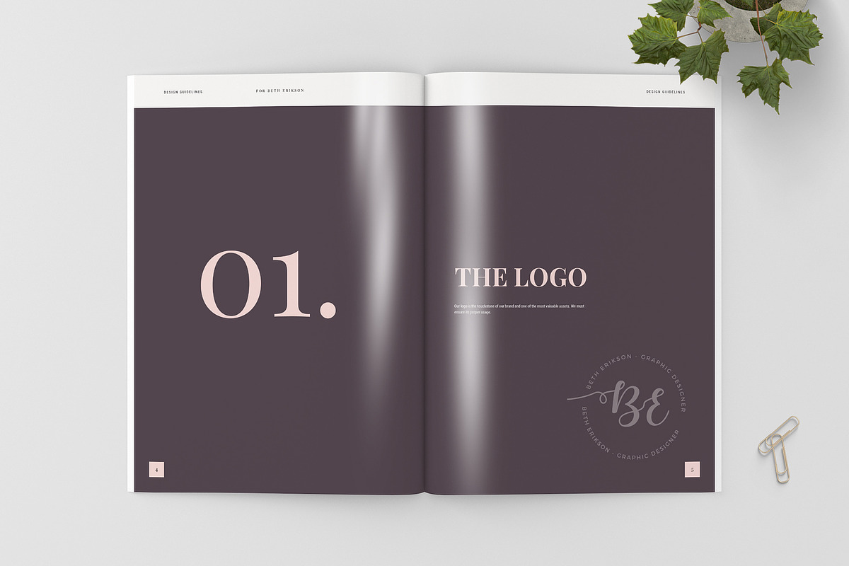 Design & Brand Guidelines, a Brochure Template by Imagination Area (Photo 4 of 21)