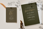 Wedding Invitation Card Mockup, a Merchandise Mockup by ThePhoton (Thumbnail 3 of 4)
