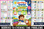 Morning-to-Evening Time Problems, a Stationery Template by Designmela01 (Thumbnail 1 of 6)