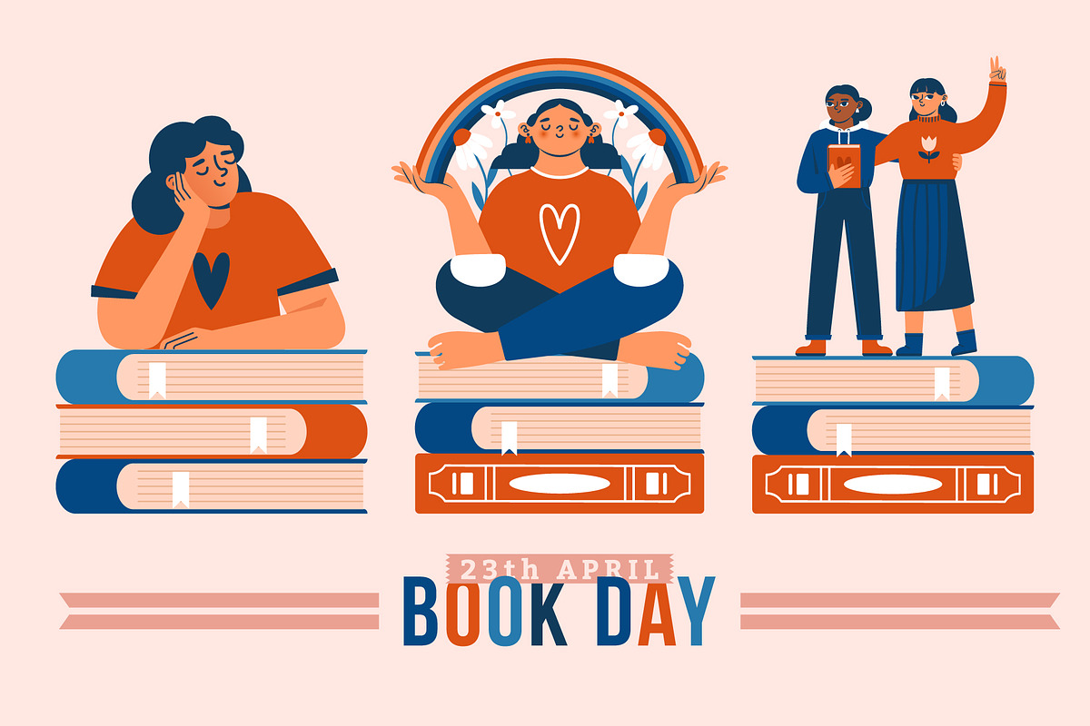World Book Day. Vector collection, an Education Illustration by Renberrry.Store (Photo 3 of 12)