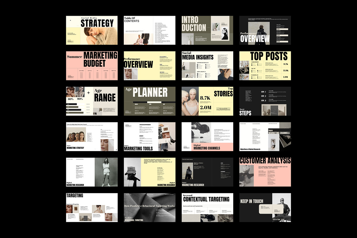 Digital Marketing Strategy Template, a Presentation Template by Studio Industry (Photo 9 of 10)