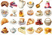 Cottagecore Breakfast Clipart Set PN, an Illustration by Black Bird Studio (Thumbnail 2 of 5)