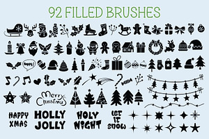 Christmas Procreate Brush Set