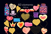 Watercolor heart clipart Love png, an Object Illustration by AnastasiaWatercolor (Thumbnail 5 of 6)