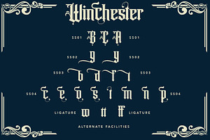 Winchester Blackletter Font