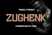 Zughenk - Modern Display Sans, a Sans Serif Font by Almeera Std (Thumbnail 1 of 6)