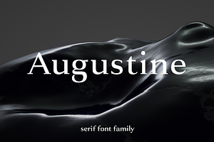 Augustine - A Strong Serif Typeface