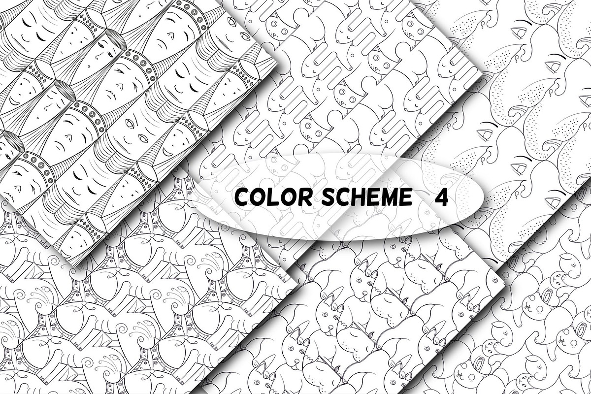 ESCHER seamless pattern, a Pattern Graphic by Ira_Lacrimosa (Photo 5 of 8)