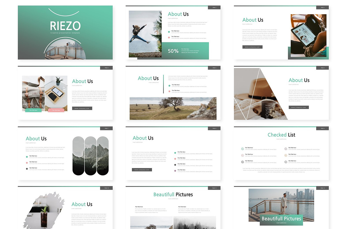 Reizo - Keynote Template, a Presentation Template by AQR Studio ...