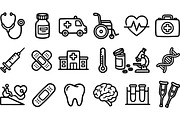 Medical Icon Vector Pack, an Illustration by designvectx (Thumbnail 2 of 3)
