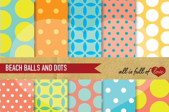 Summer Beach Printable Paper preview 2
