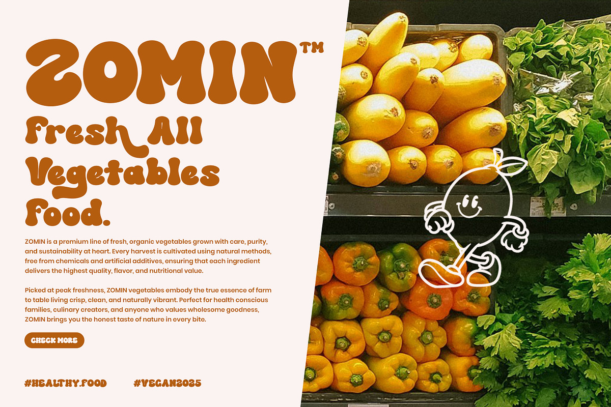 Hugloh - Rounded Display Font, a Font by Flawless And Co (Photo 3 of 10)