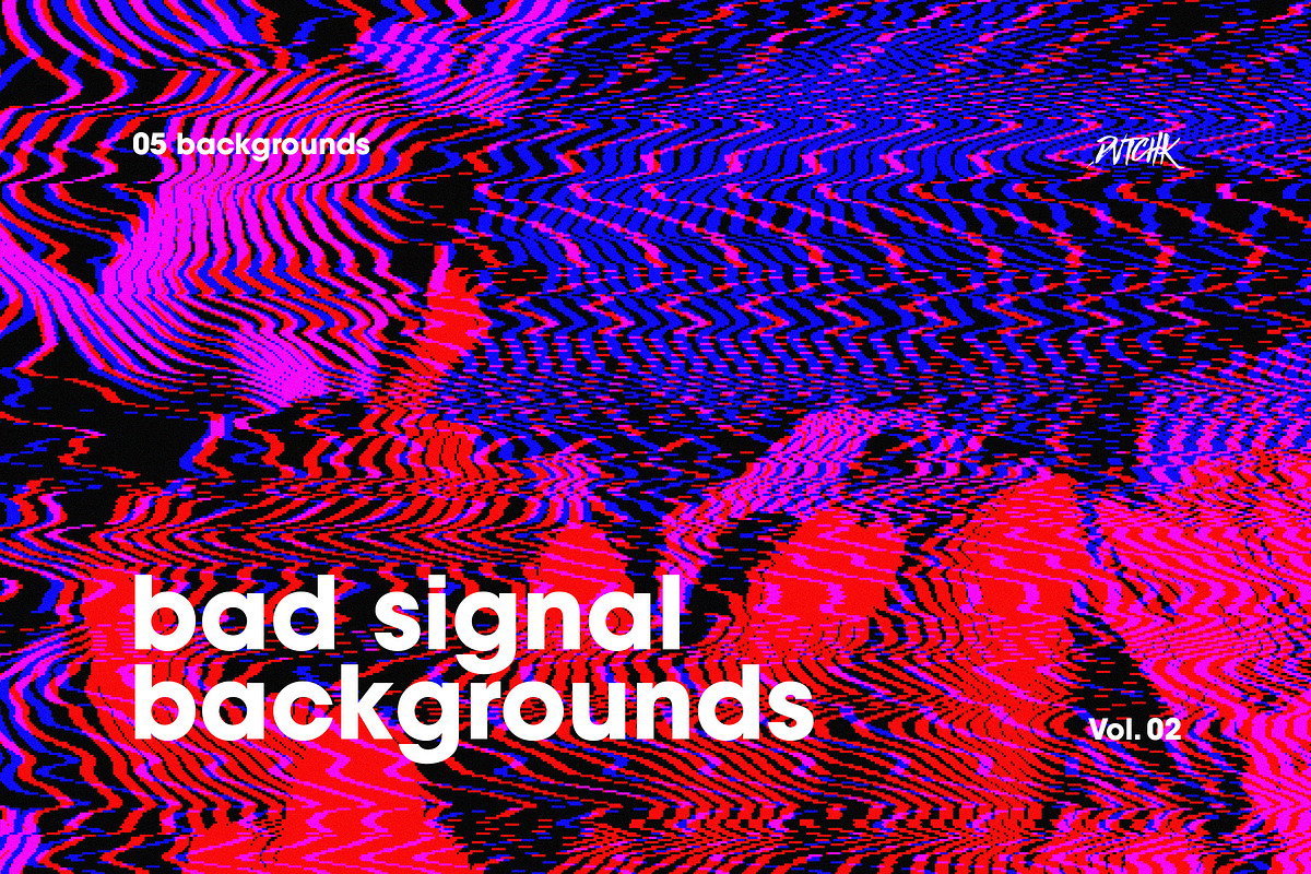 Bad Signal Backgrounds Vol. 02, a Background Graphic by dvtchk (Photo 1 of 5)