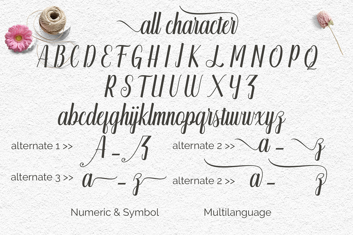 mahony script, a Script Font by Raseuki (Photo 12 of 12)
