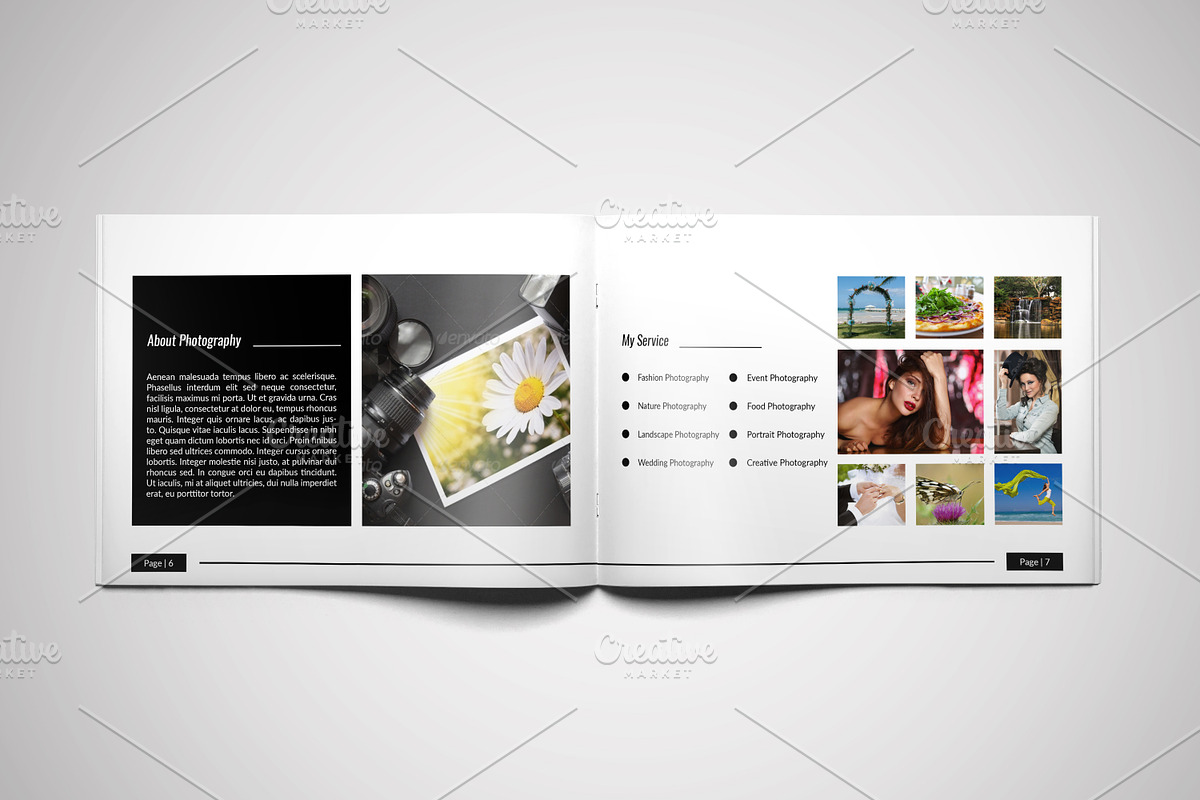 Photographer Portfolio Brochure-V493, a Brochure Template by Template Shop (Photo 3 of 13)