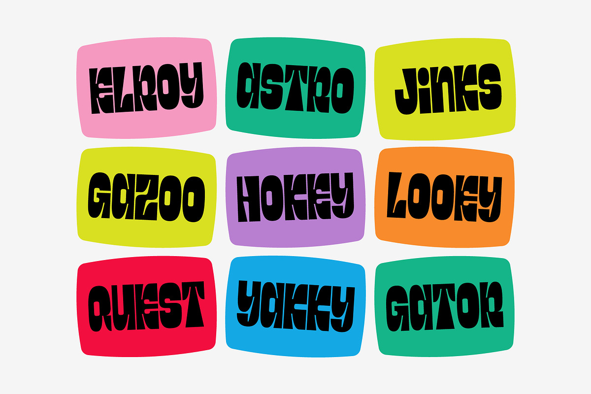 Bedrock Display Font preview 6