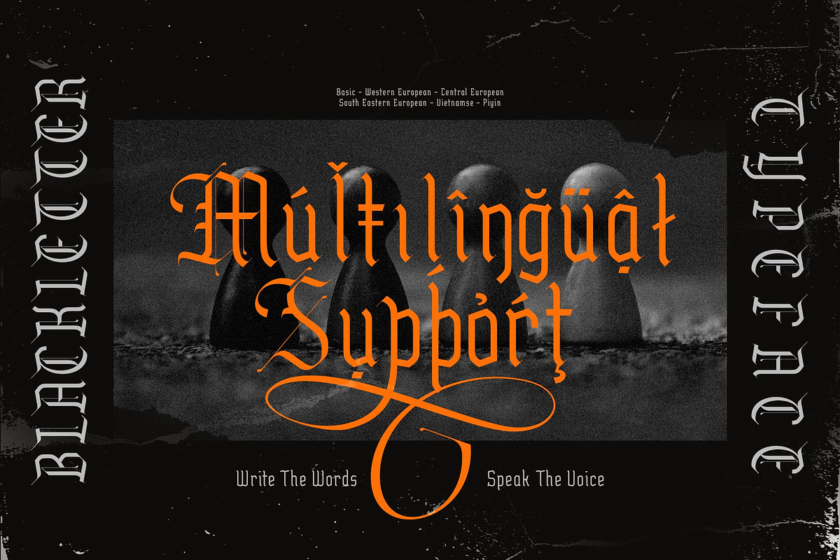 Hello Mytoys Blackletter, a Blackletter Font by alit design (Photo 8 of 15)