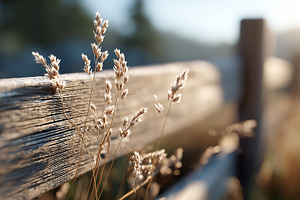 Dry wild grass in sunlight against, a Nature Photo by MistyDay