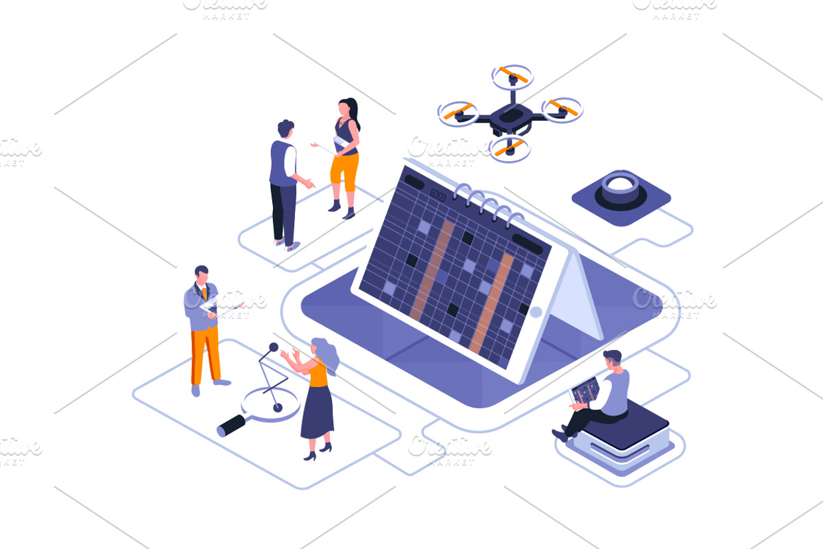 Isometric 3D Illustrations, a Finance Illustration by alexdndz (Photo 2 of 26)