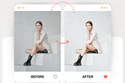 10 Minimal lightroom Presets and Lut, a Preset Add-On by presetsroom (Thumbnail 13 of 14)