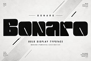 Bonaro — Bold Modern Display Font, a Slab Serif Font by Wow Magic (Thumbnail 1 of 6)