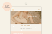 Ophélie Showit Web Template, a Websites & App Template by Figue Studio (Thumbnail 3 of 6)