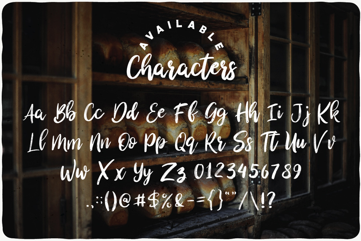 Bakehouse typeface preview 2