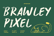 CS Brawley Pixel, a Sans Serif Font by Craft Supply Co. (Thumbnail 1 of 8)