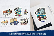 Coffee books and cats illustrations, an Animal Illustration by Veronika M (Thumbnail 3 of 4)
