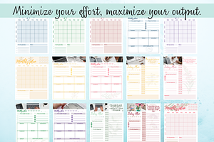 Daily, Weekly & Monthly Planner