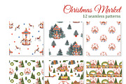 Christmas Market watercolor set, an Illustration by s.yanyeva (Thumbnail 8 of 8)