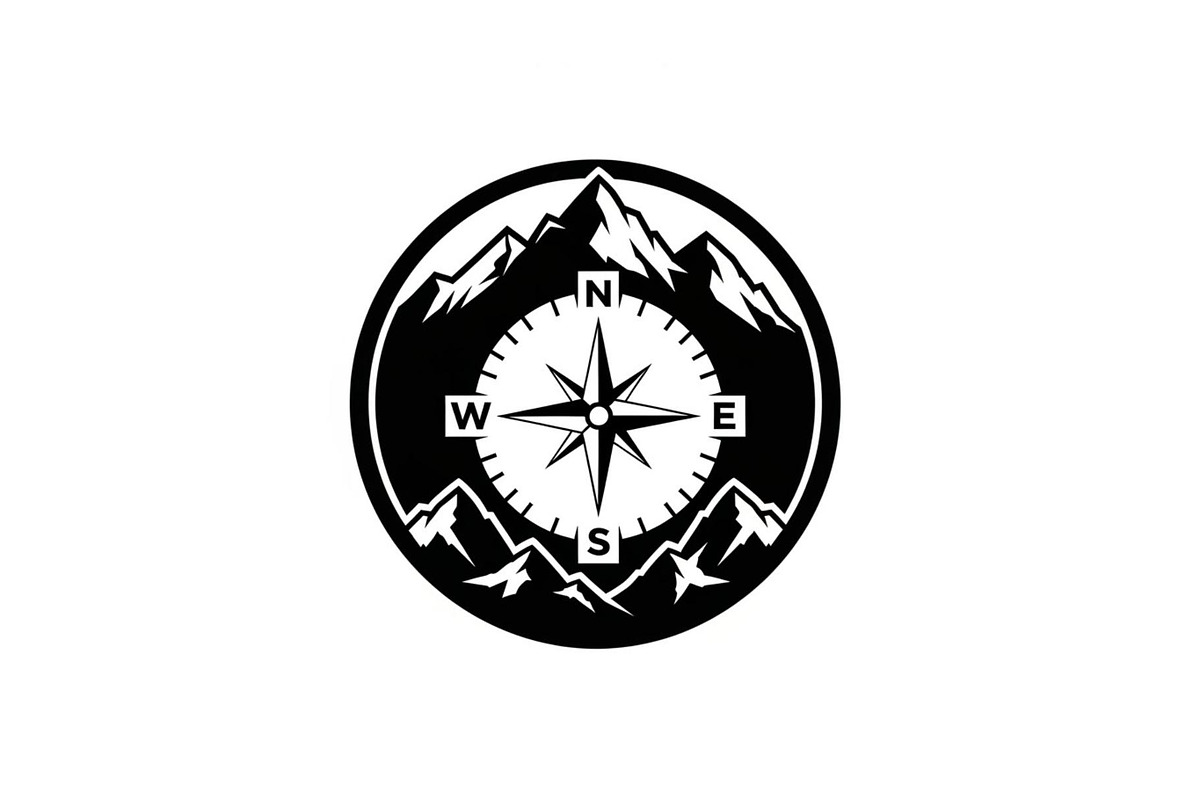 Mountain Compass Adventure Set, a Graphic by hafijul (Photo 6 of 6)