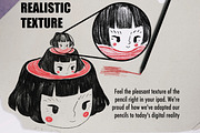 Color Pencils Procreate Brushes, a Brush Add-On by Easy Procreate (Thumbnail 4 of 10)