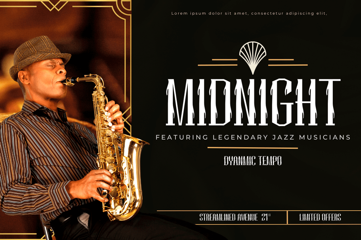 Mihbur | Art Deco Font, a Serif Font by twinstd (Photo 9 of 13)
