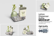 Lotion Dispenser Bottle Mockup, a Product Mockup by bimockup (Thumbnail 1 of 6)