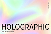 Holographic backgrounds, a Background Graphic by dotstudio (Thumbnail 1 of 8)