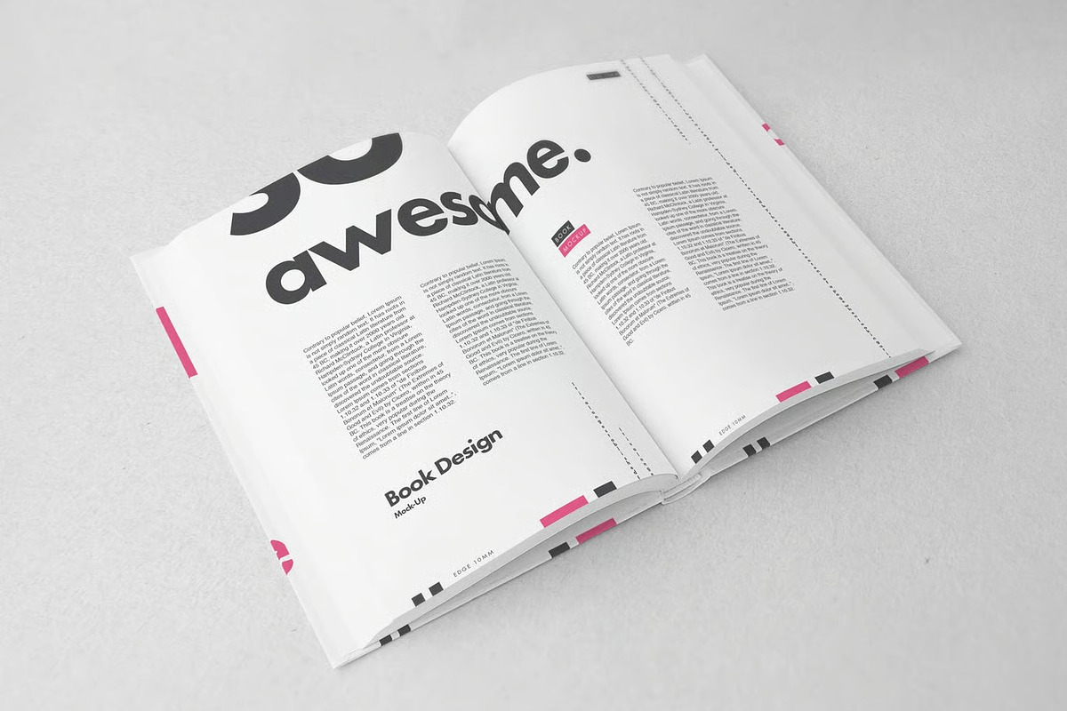 Book Mock-up, a Books & Magazine Mockup by zippypixelstudio (Photo 4 of 9)