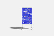 Poster Stand Mockup, a Product Mockup by bimockup (Thumbnail 3 of 6)
