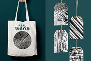 18 Real Wood Vector Textures, a Texture Graphic by Artem Vorotnikov (Thumbnail 5 of 6)