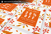 Fall Sale Flyer Template, a Flyer Template by GraphicDiamonds (Thumbnail 2 of 6)