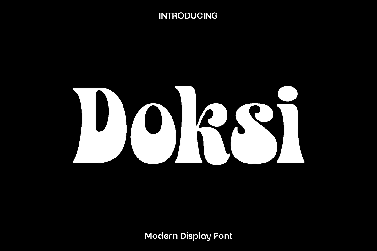 Doksi - Modern Display Font, a Sans Serif Font by Luna Shop (Photo 1 of 10)