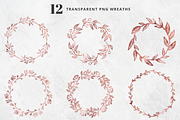 Silver Foil Floral Clipart Set, an Illustration by Brandi Lea Designs (Thumbnail 2 of 5)