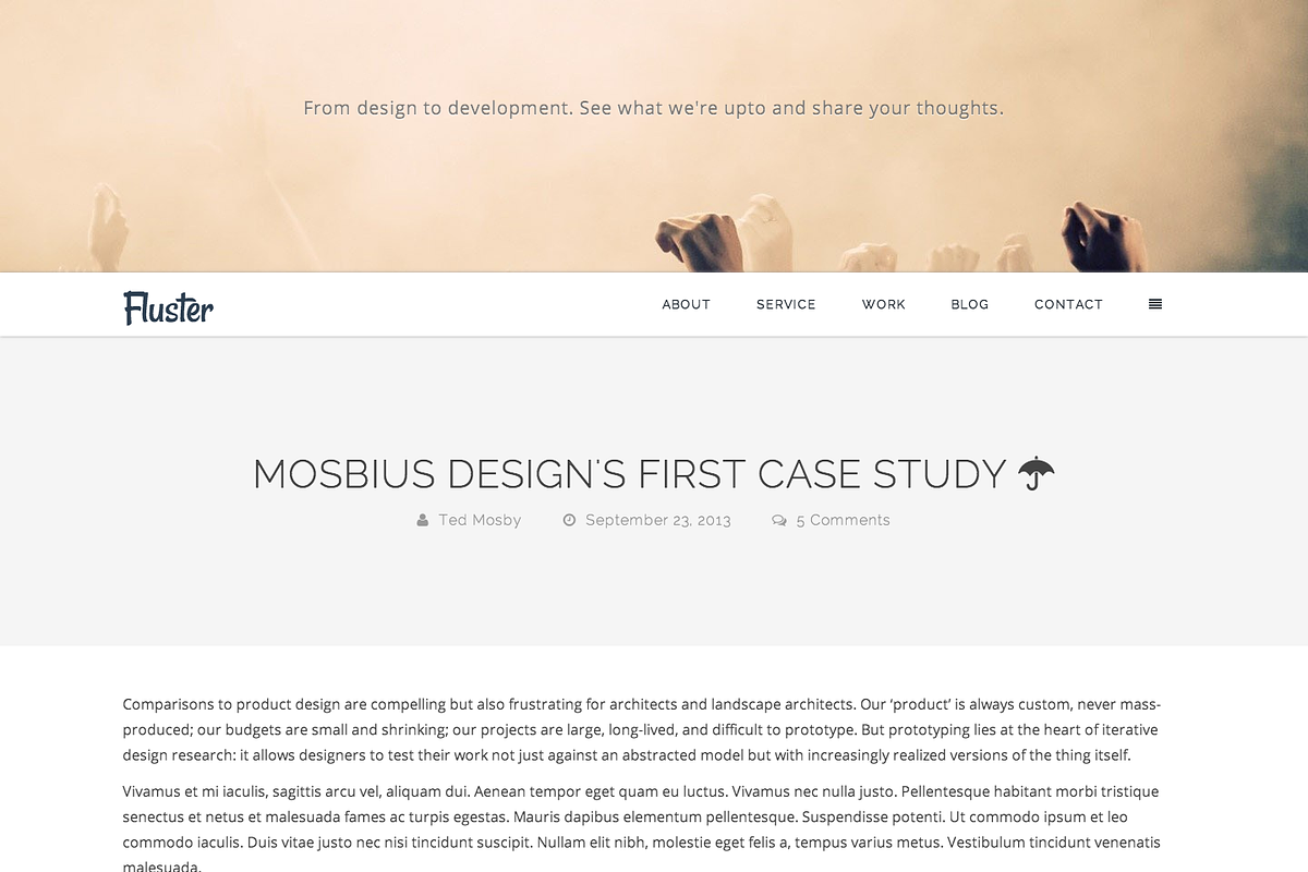 Fluster Multi-Purpose Template, a Bootstrap Template by FWPolice (Photo 5 of 5)