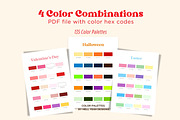 The Holiday Color Palette Collection, a Stationery Template by Hell Yeah Designs (Thumbnail 4 of 7)