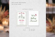 Wedding Save the Date Canva bd003, an Invitation Template by TyphoonStudio (Thumbnail 2 of 9)
