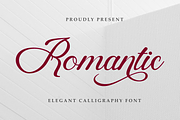 Romantic - Elegant Calligraphy, a Script Font by Letterayu Studio (Thumbnail 1 of 6)