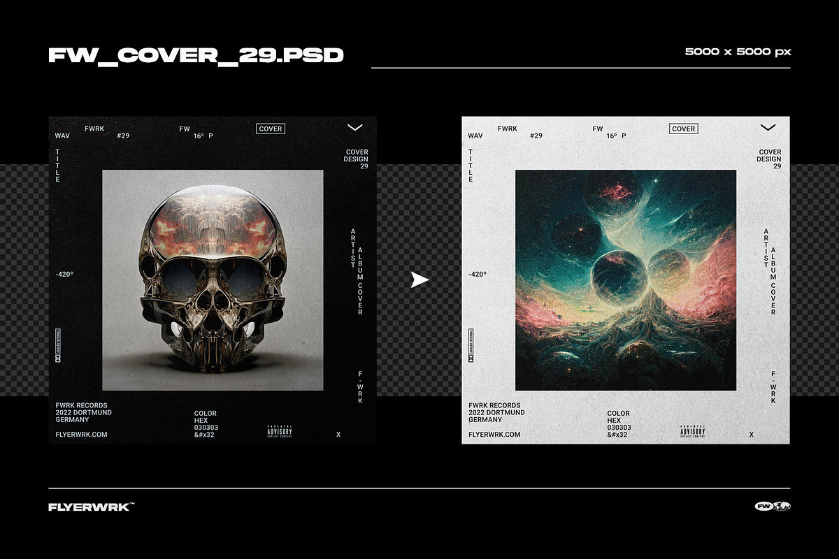 Cover Design Templates Vol.6, a Product Mockup by FLYERWRK
