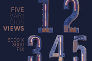 Condensed Future - 3D Lettering, a Graphic by MIIM (Thumbnail 3 of 8)