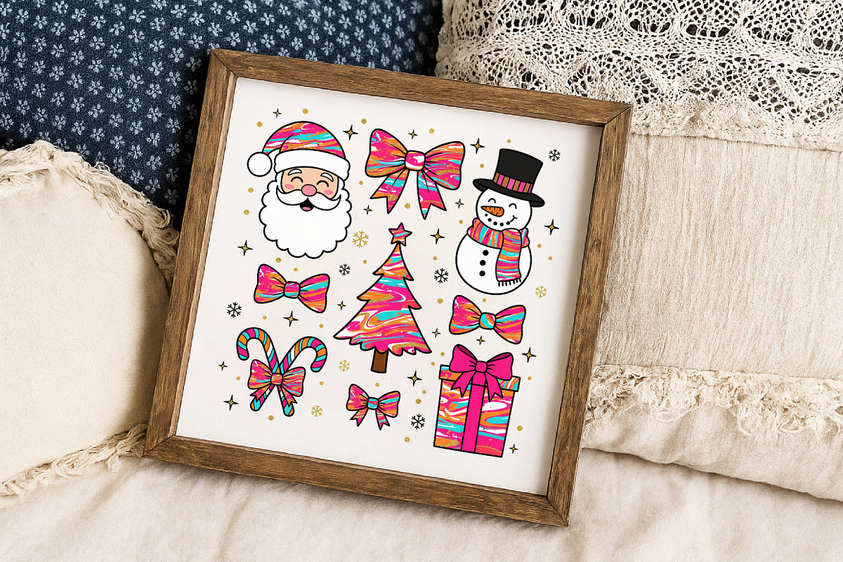 Colorful Brushstroke Christmas Holid, an Illustration by Libby Wishes (Photo 6 of 8)